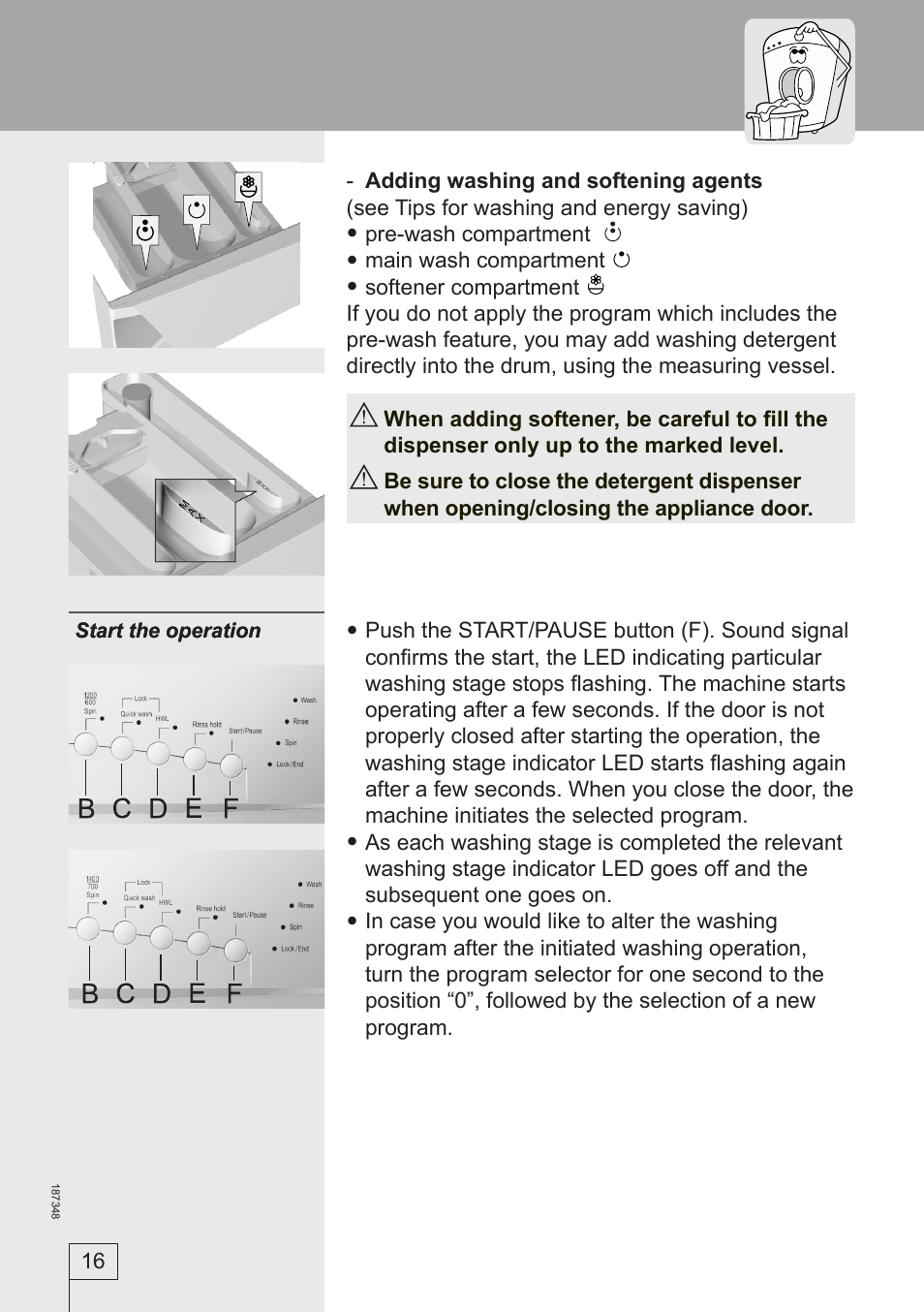 Smeg WM62141 User Manual | Page 16 / 29