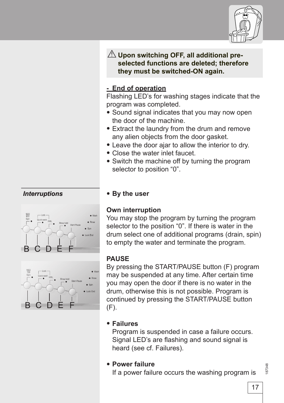 Smeg WM62141 User Manual | Page 17 / 29