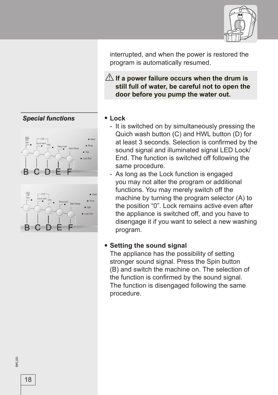 Smeg WM62141 User Manual | Page 18 / 29