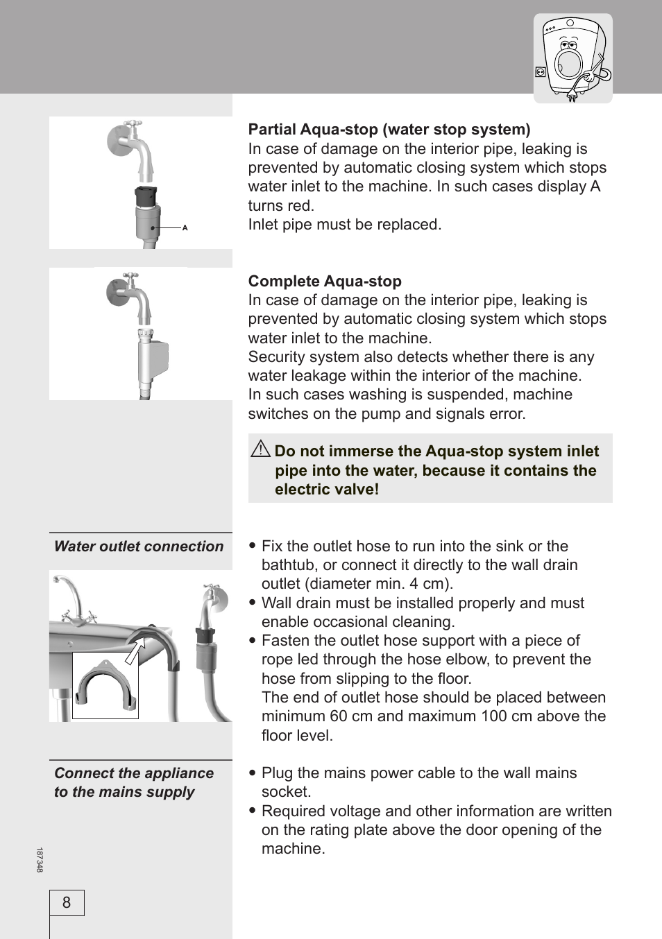 Smeg WM62141 User Manual | Page 8 / 29