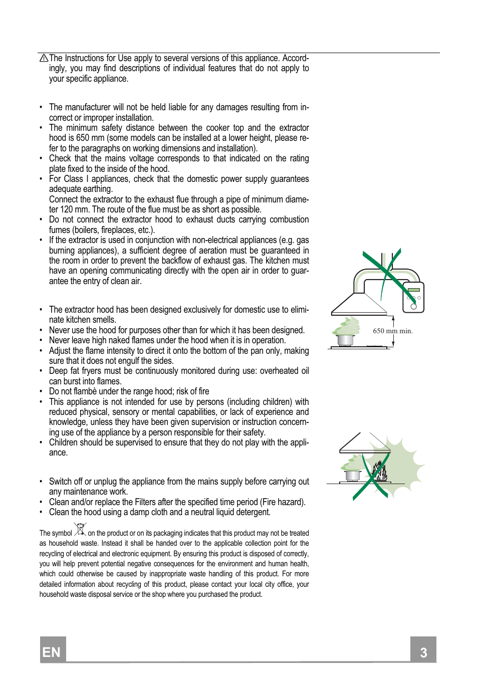 Recommendations and suggestions, En 33 | Smeg KIV90XT User Manual | Page 3 / 12