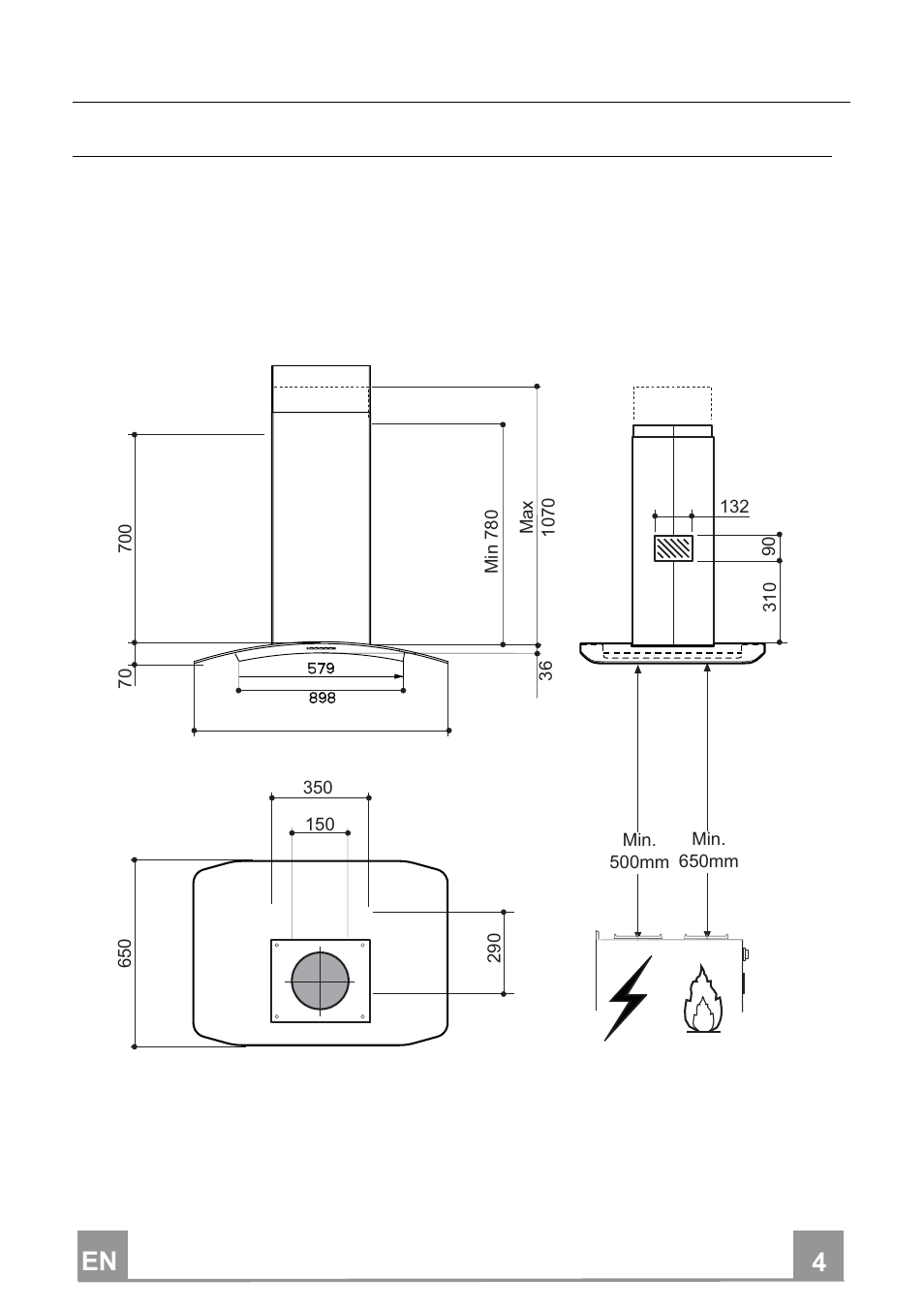 Characteristics, En 44 | Smeg KIV90XT User Manual | Page 4 / 12