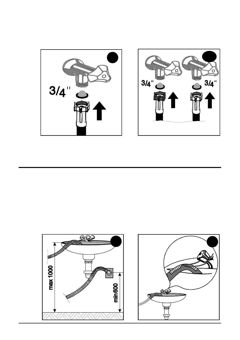 Water outlet | Smeg SLB510.1 User Manual | Page 6 / 23