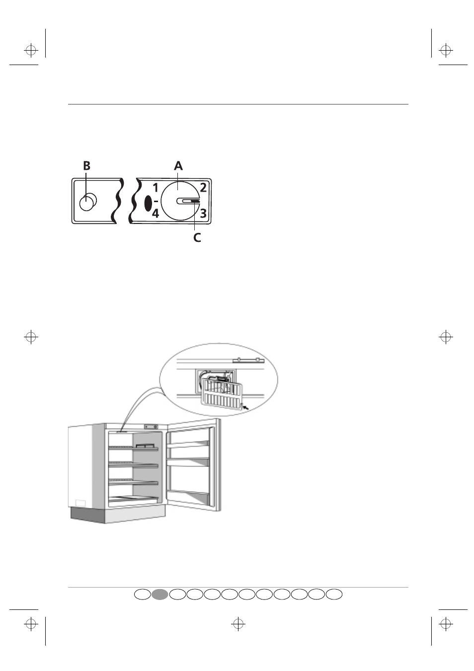 Uc 148 a/z, Controls, Removing the light diffuser | Smeg FR132A1 User Manual | Page 11 / 31