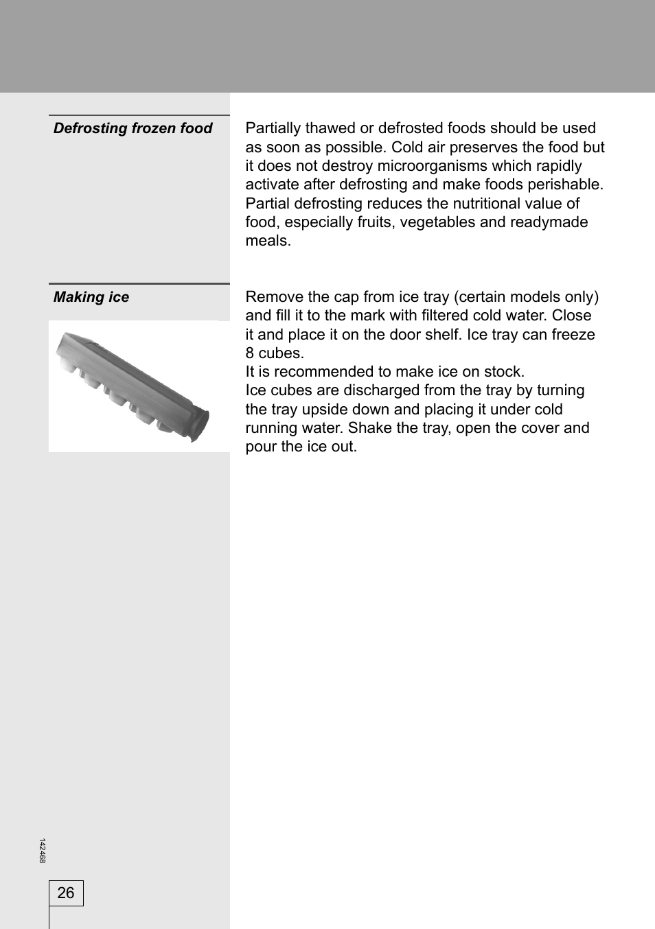 Smeg 142468 User Manual | Page 26 / 31
