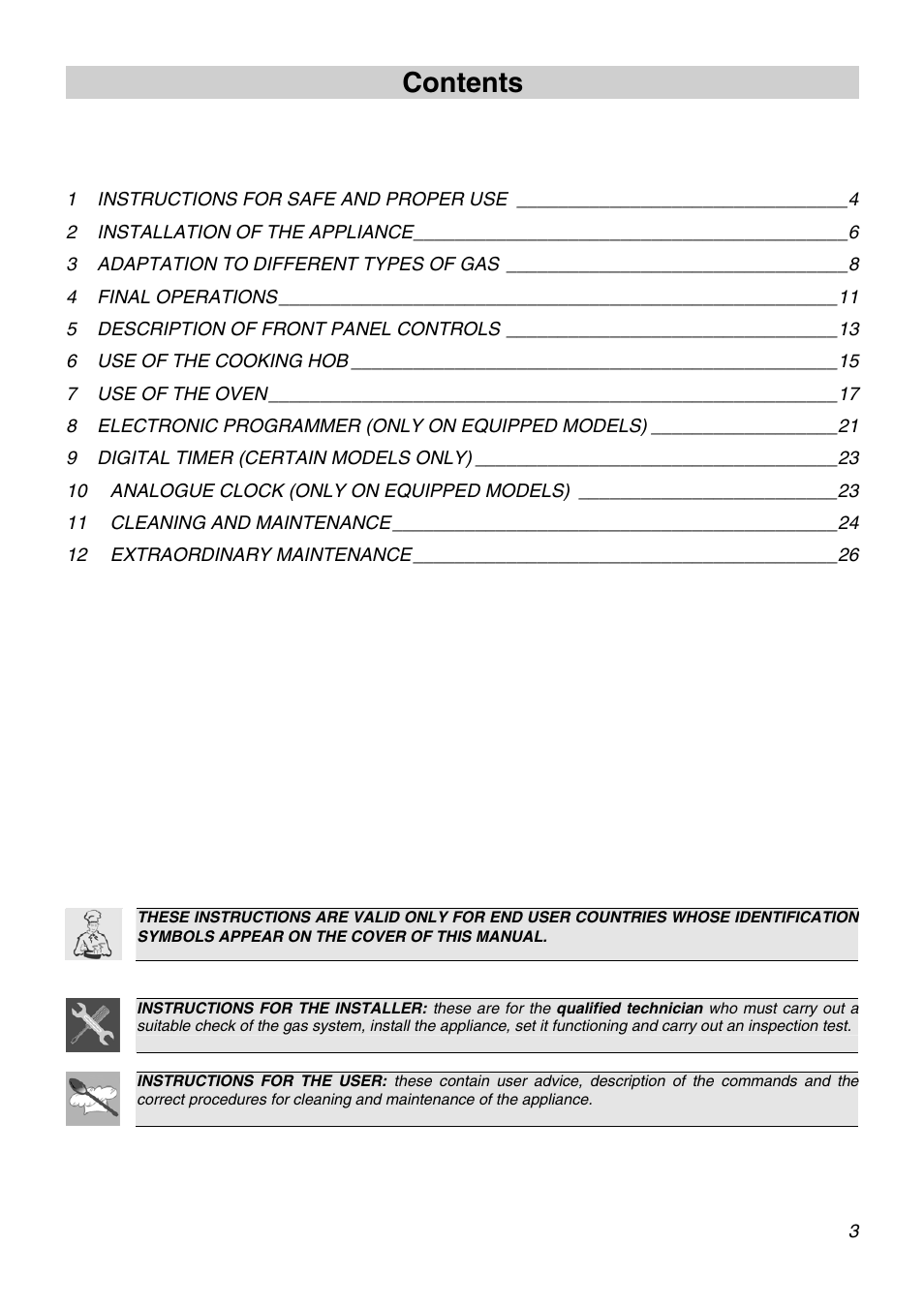 Smeg APC61XVG User Manual | 24 pages