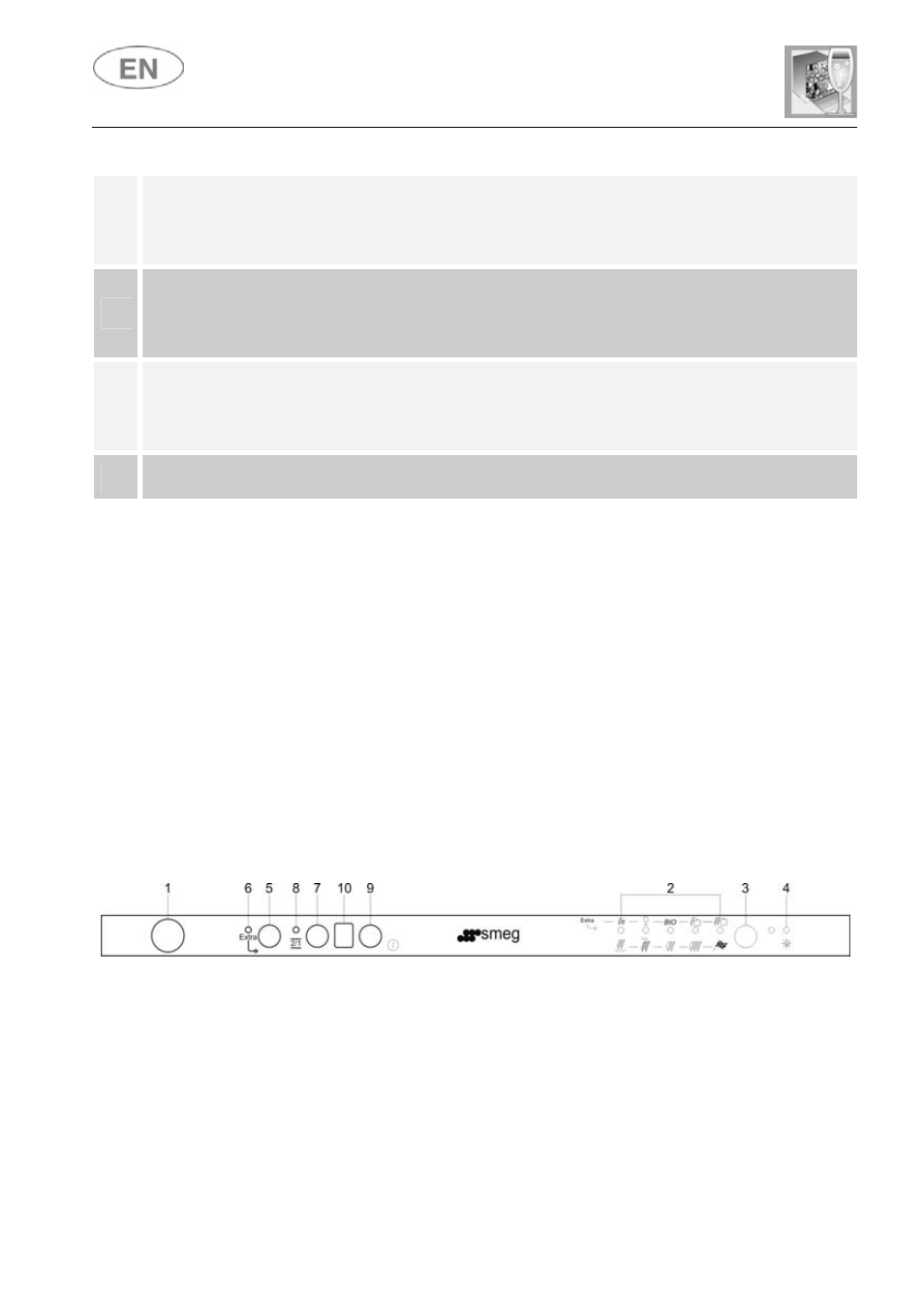 User instructions | Smeg STC700 User Manual | Page 11 / 33