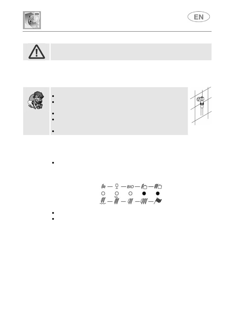 2 washing programs, User instructions | Smeg STC700 User Manual | Page 14 / 33