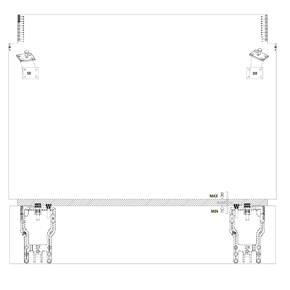 Max min min, Sx dx dx sx sx dx dx | Smeg STC700 User Manual | Page 33 / 33