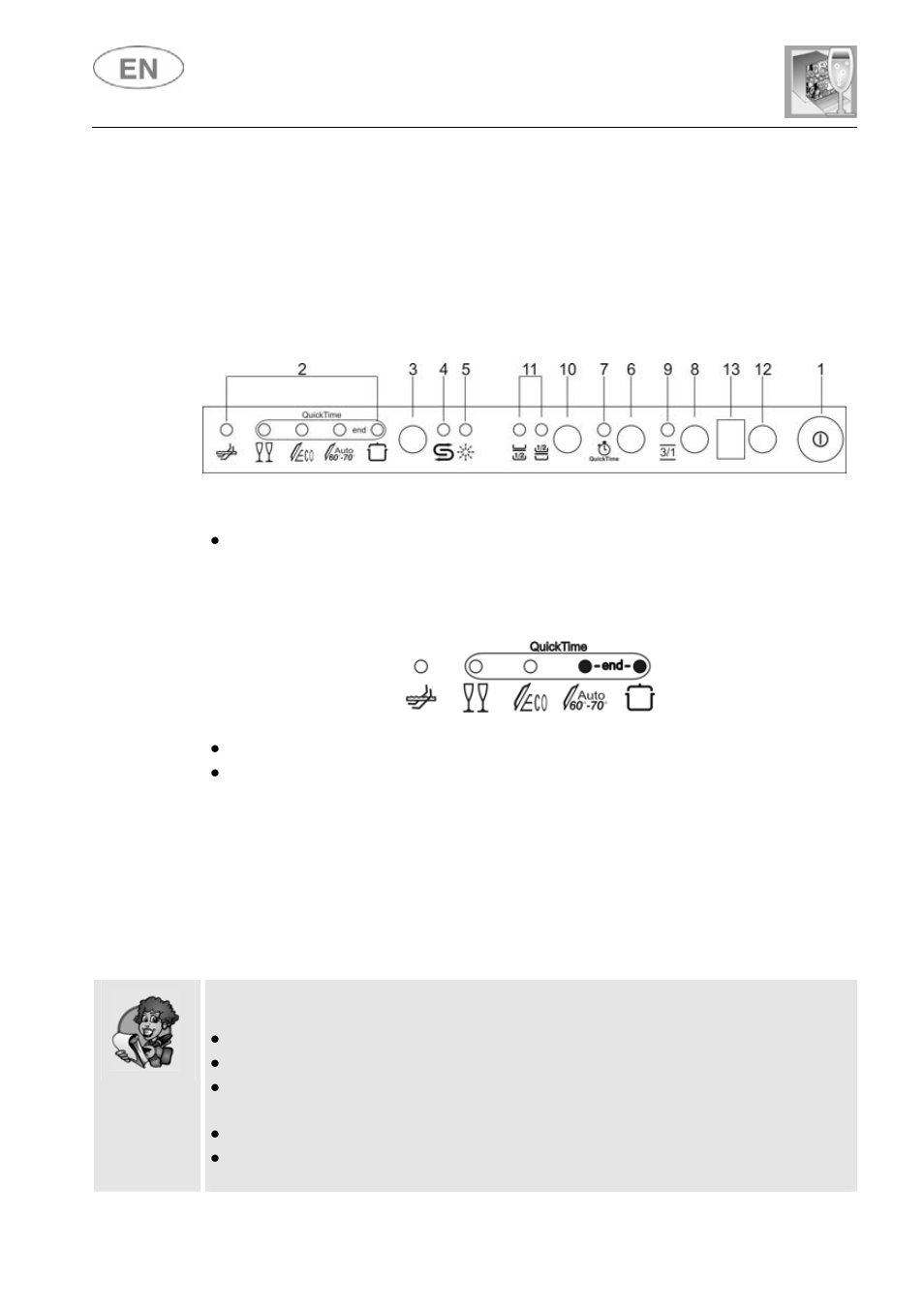 User instructions | Smeg DI612A1 User Manual | Page 15 / 37