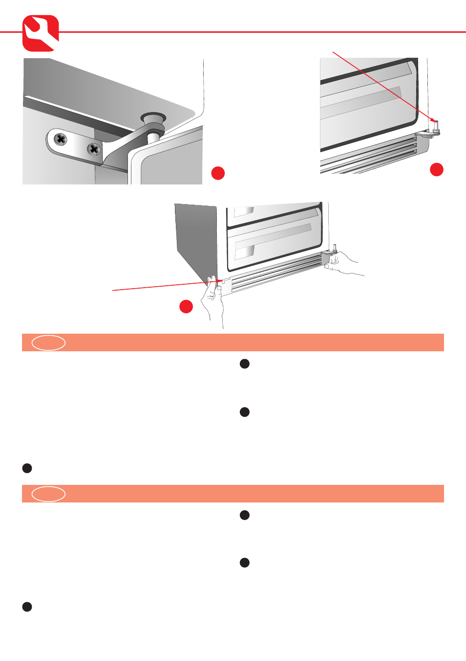 Posizionamento e messa in opera, Positioning and installation | Smeg CW350RX User Manual | Page 12 / 36