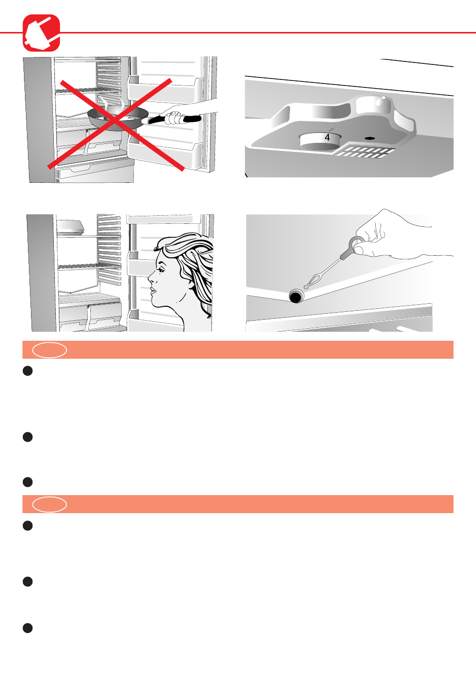 Reparto frigorifero, Refrigerator compartment | Smeg CW350RX User Manual | Page 22 / 36