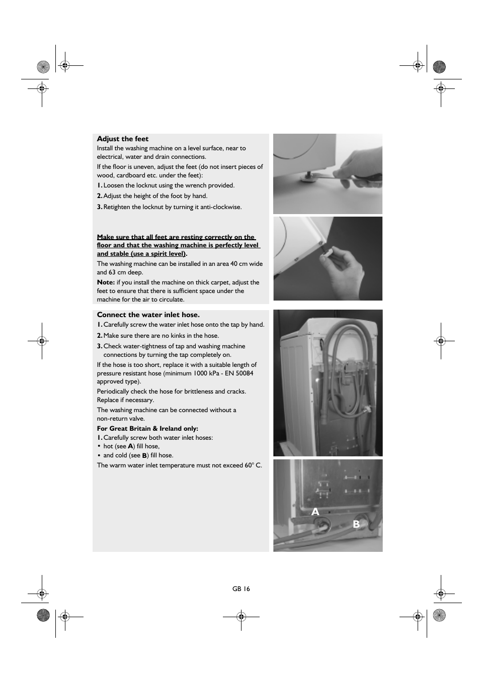 Smeg K600TL1 User Manual | Page 16 / 20
