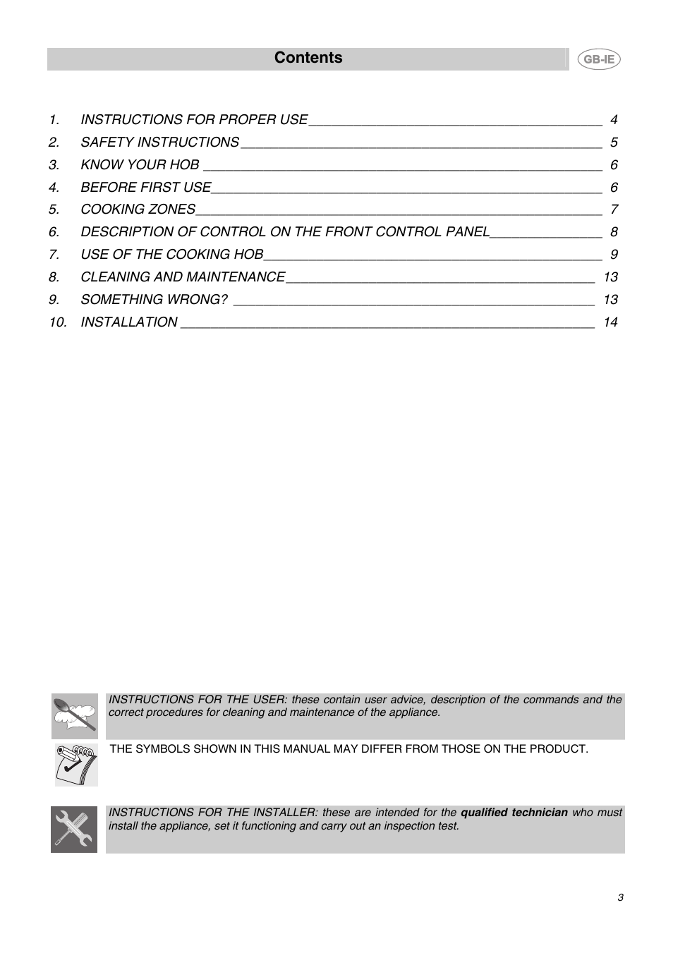 Smeg SE2641NO User Manual | 15 pages