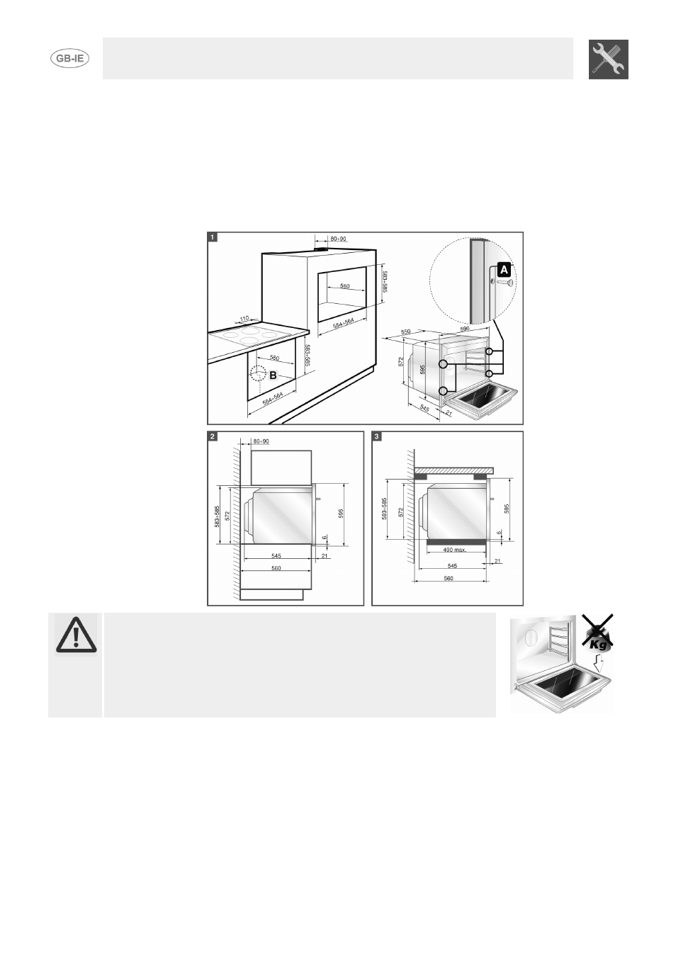 Instructions for the installer | Smeg S302X User Manual | Page 17 / 17