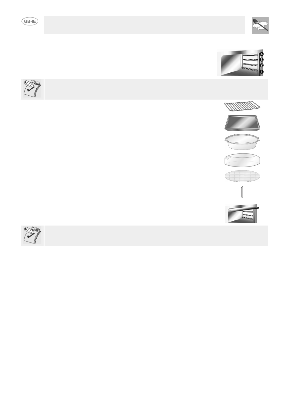 Instructions for the user, Accessories available | Smeg S302X User Manual | Page 7 / 17