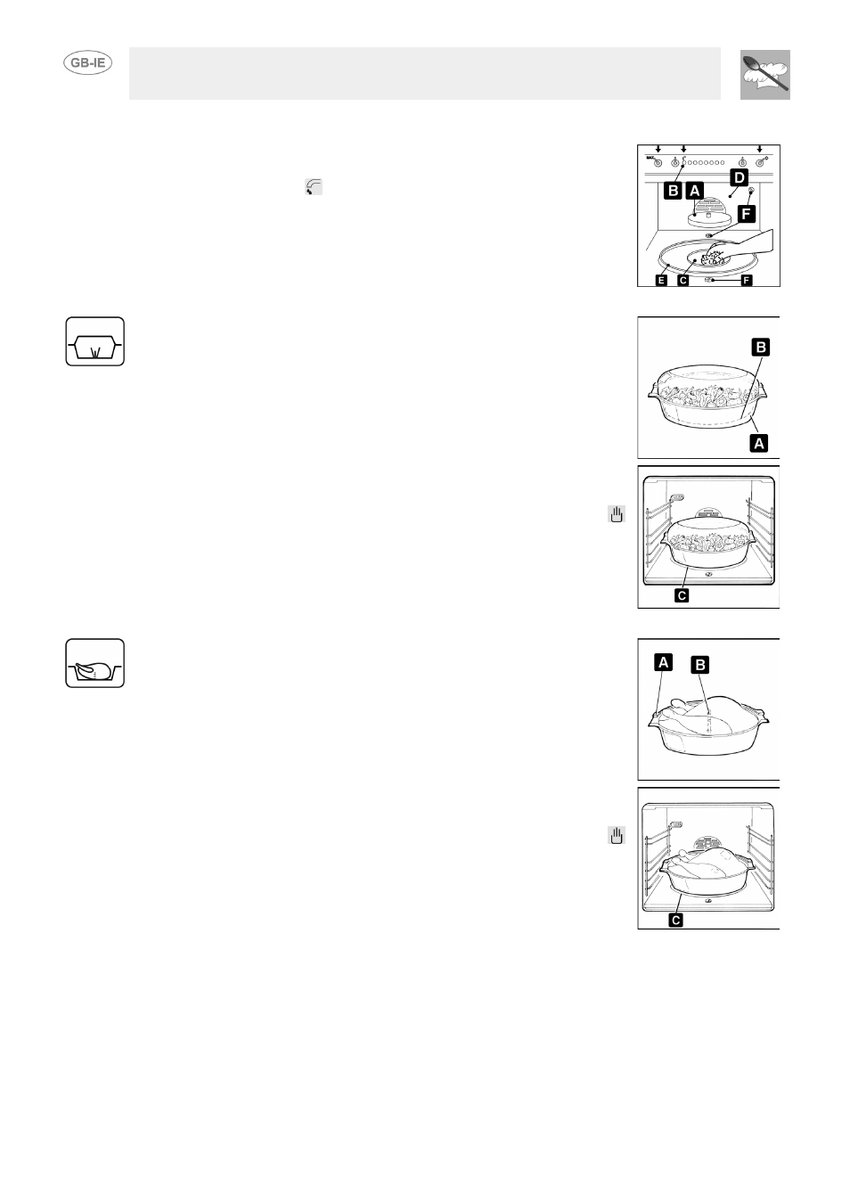 Instructions for the user | Smeg S302X User Manual | Page 9 / 17