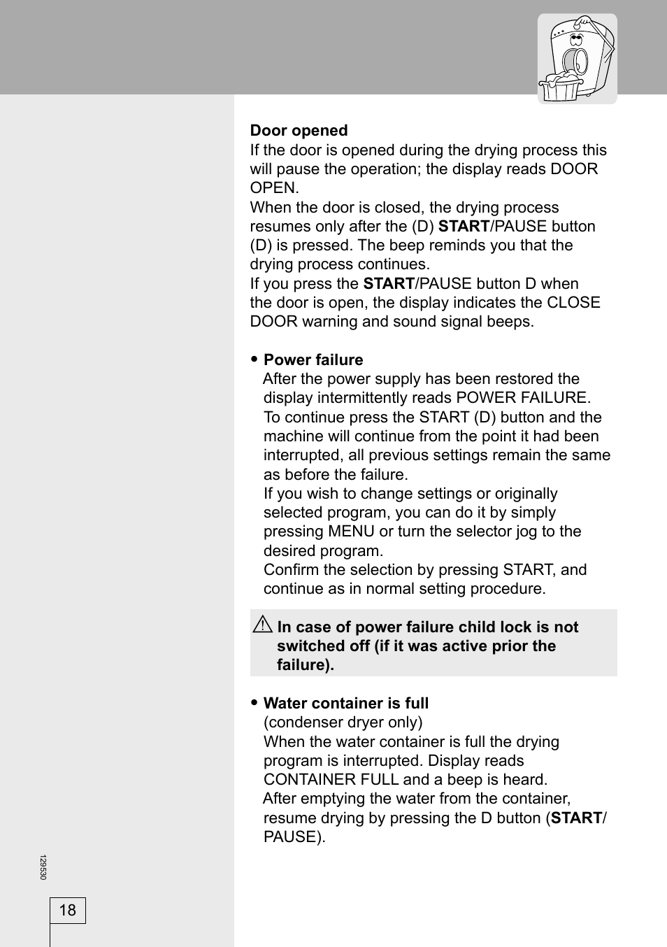 Smeg DRY63CS User Manual | Page 18 / 32