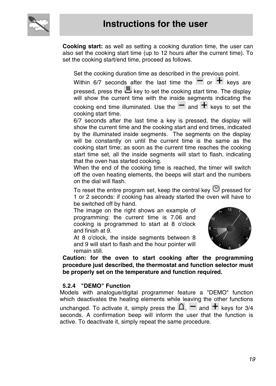 Instructions for the user | Smeg A11A-5 User Manual | Page 17 / 32