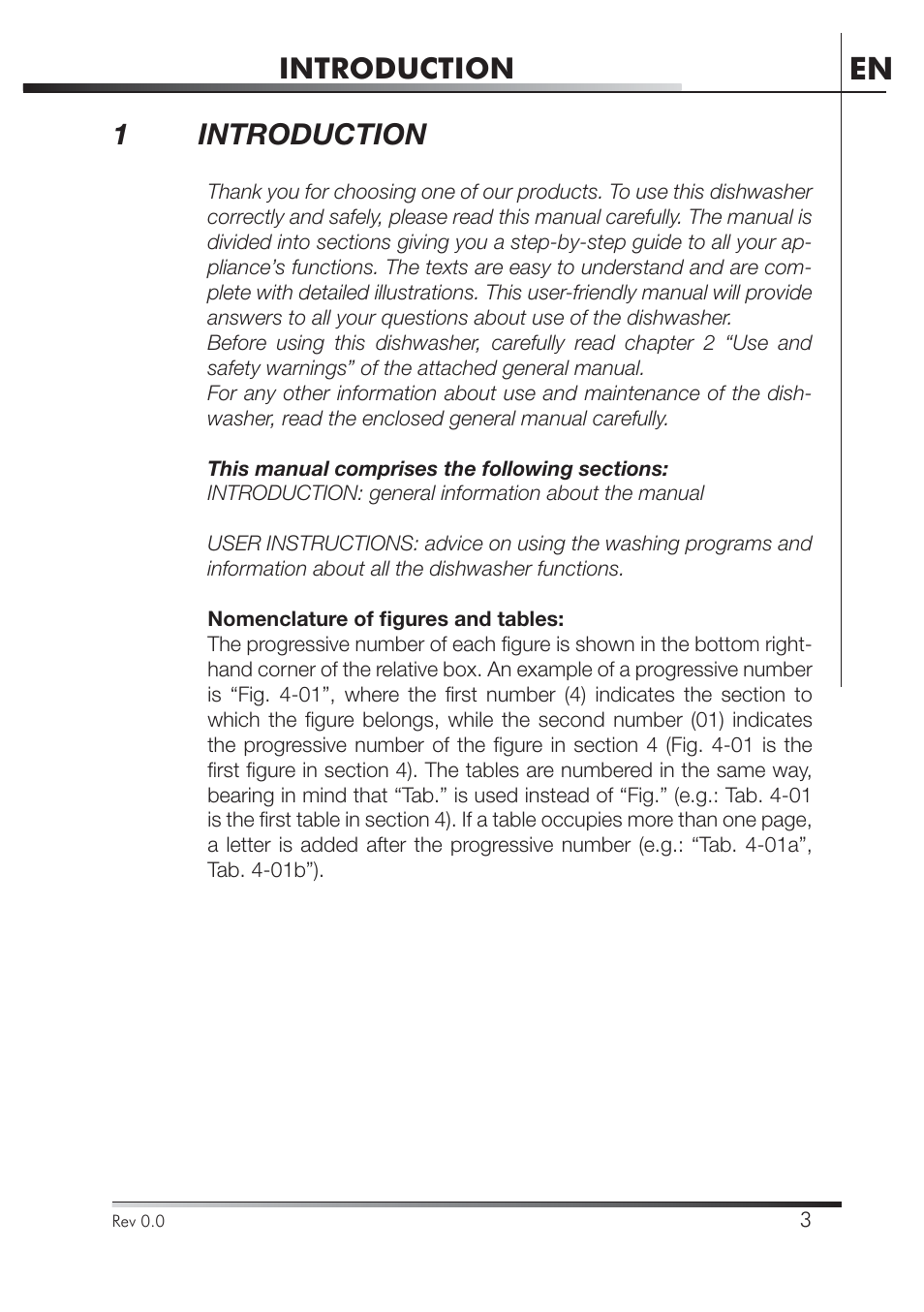 Introduction, 1 introduction | Smeg STA4645 User Manual | Page 4 / 93
