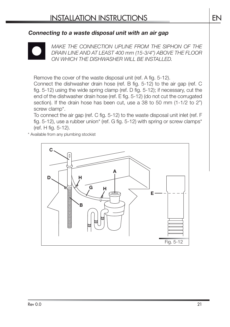 Installation instructions en | Smeg STA4645 User Manual | Page 75 / 93