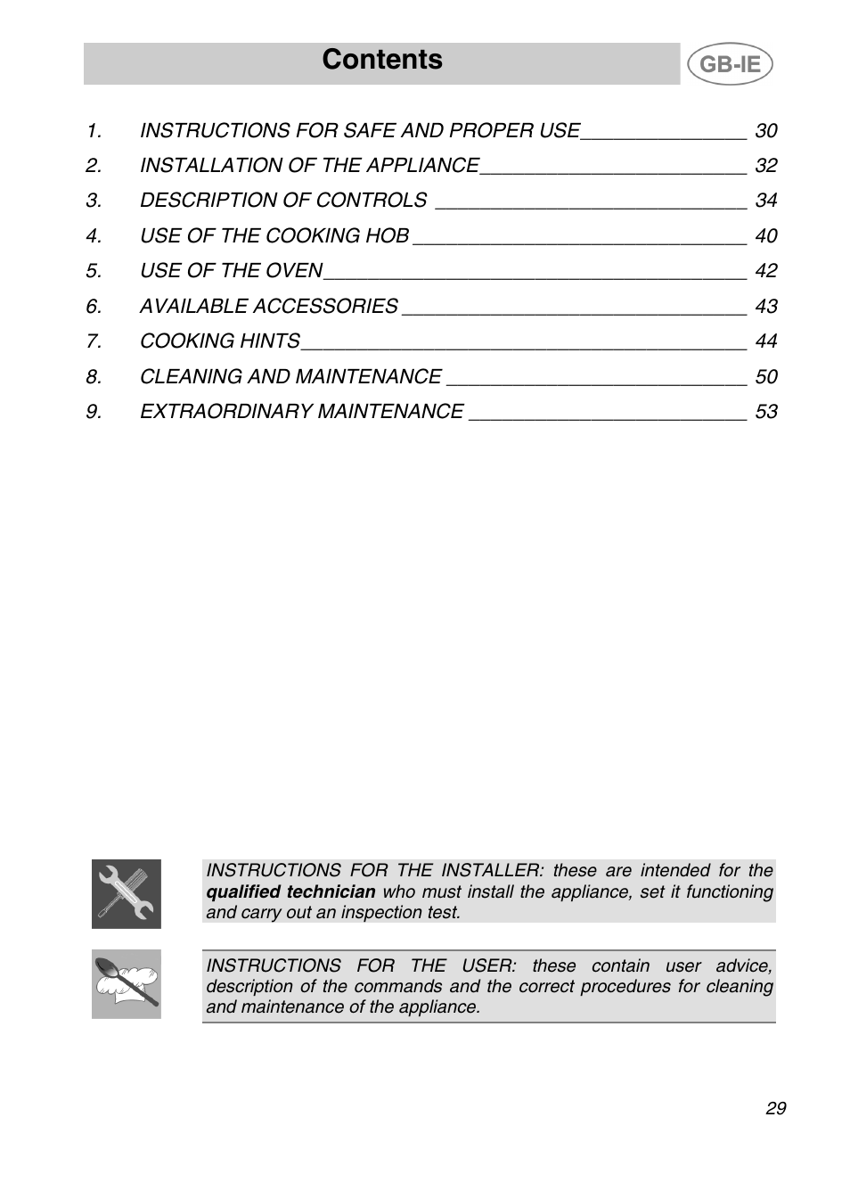 Smeg A41C-5 User Manual | 26 pages