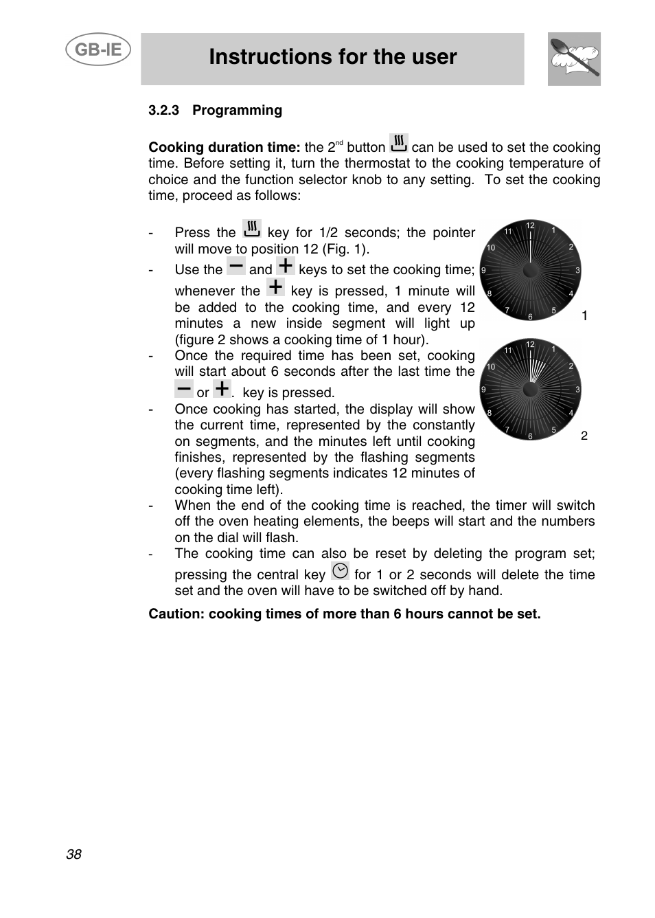 Instructions for the user | Smeg A41C-5 User Manual | Page 10 / 26