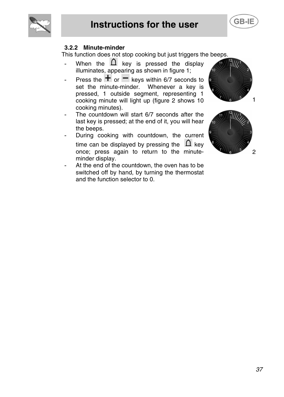 Instructions for the user | Smeg A41C-5 User Manual | Page 9 / 26