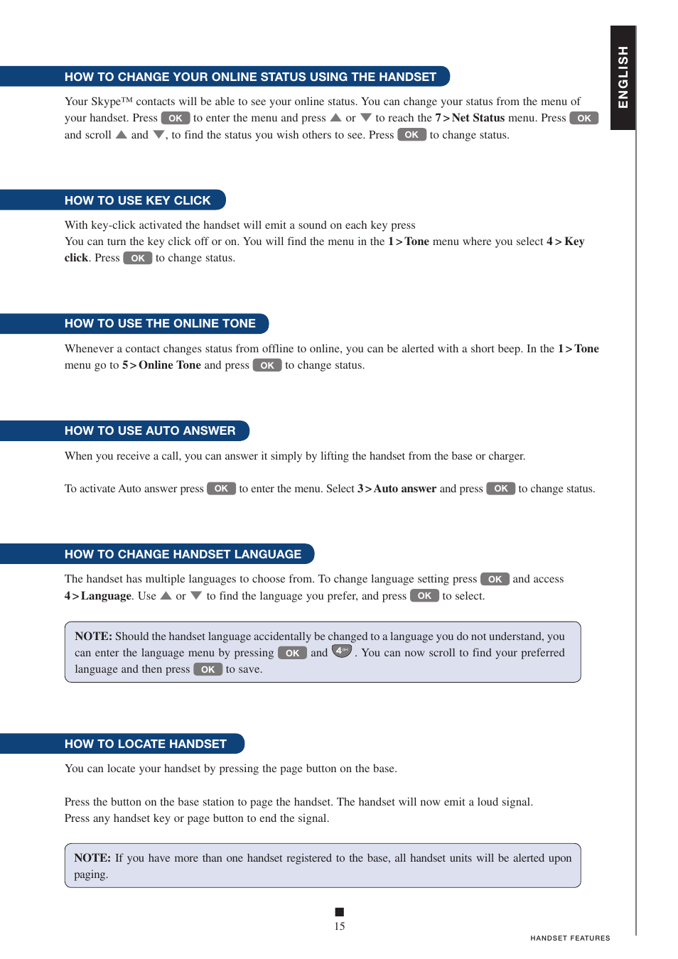 Skype 95100353 User Manual | Page 15 / 29