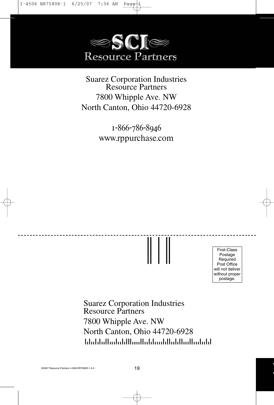 SCI Scandicrafts A2840/R User Manual | Page 20 / 20