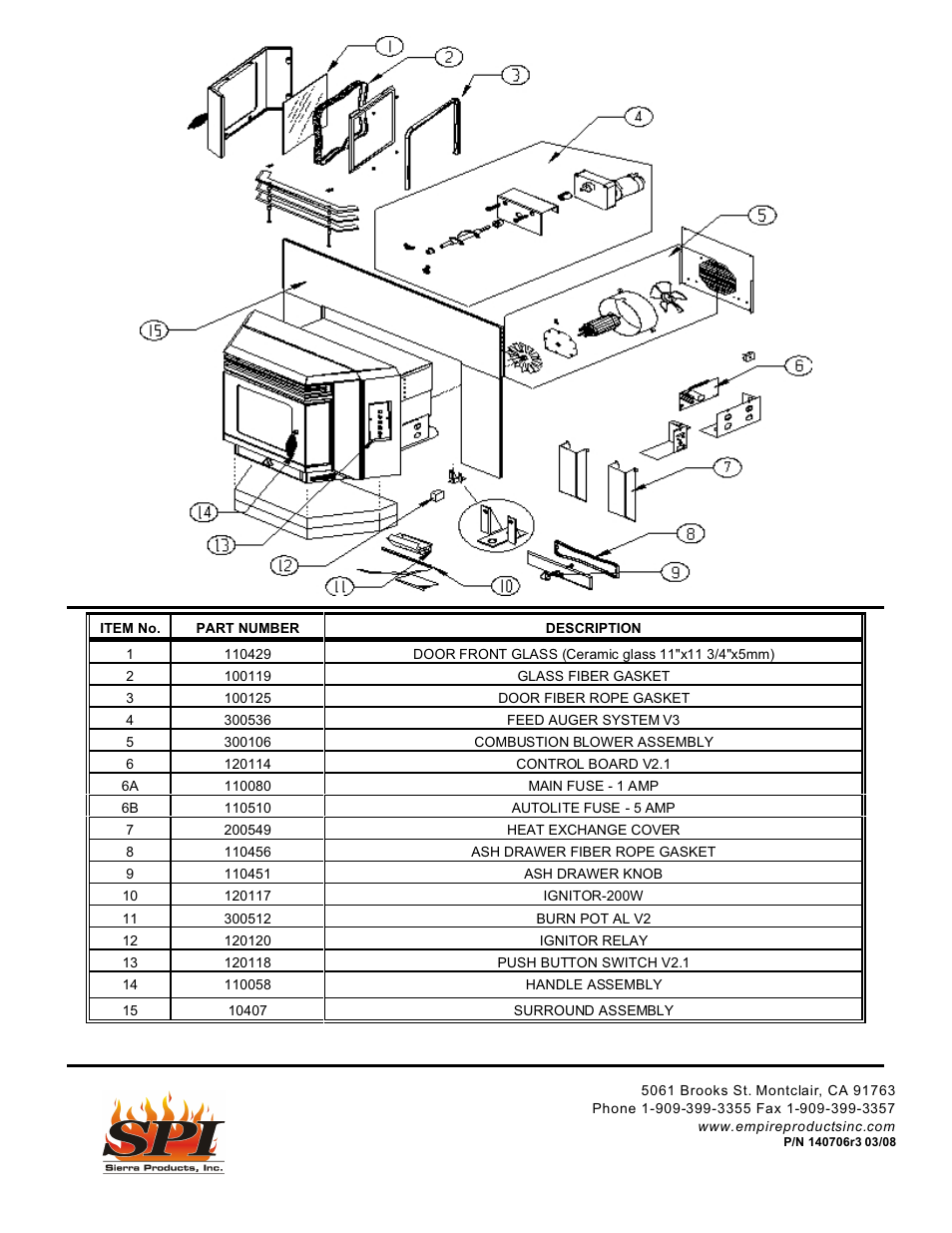 Sierra Products EF-4001B User Manual | Page 13 / 13