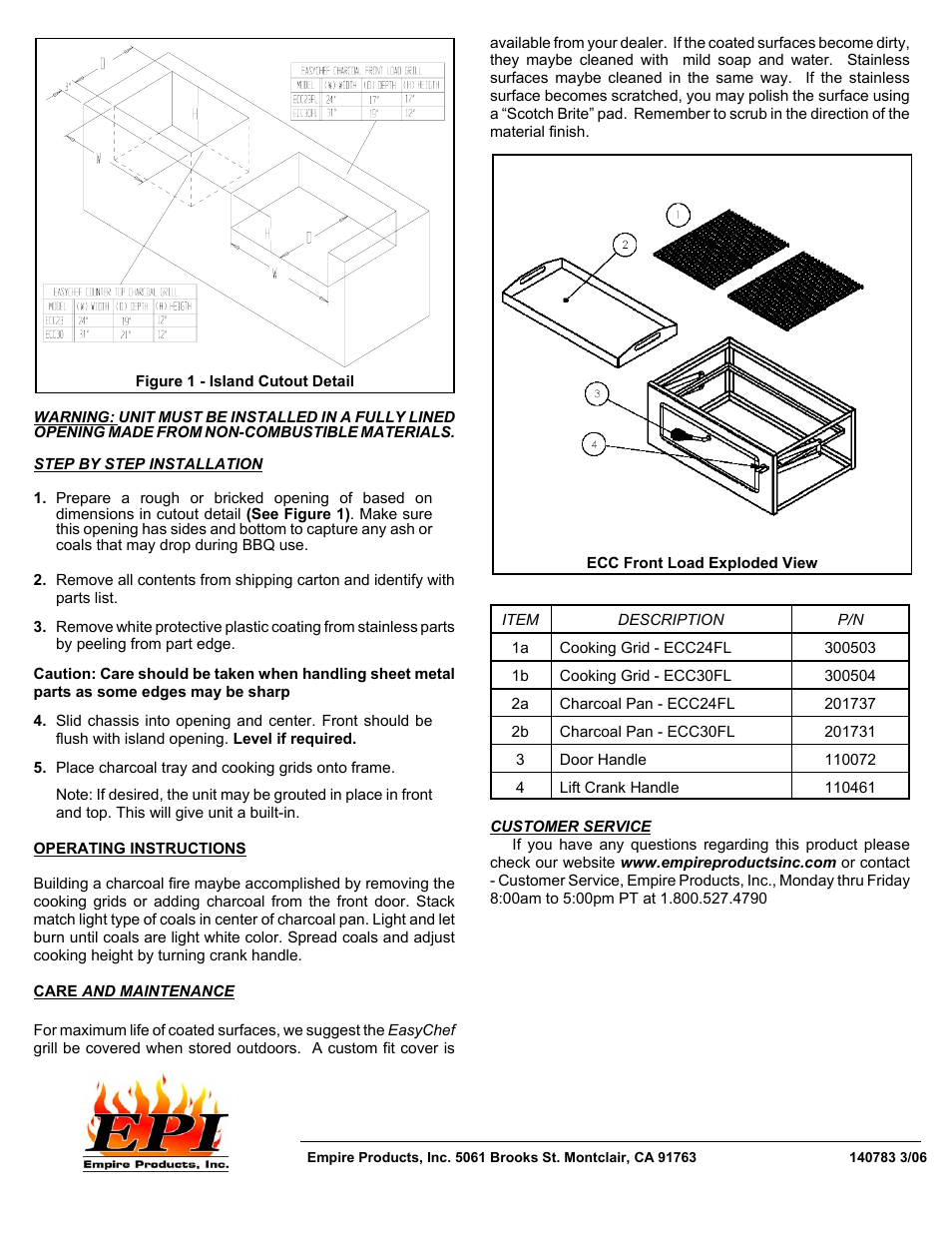 Sierra Products ECC30FL User Manual | Page 2 / 2