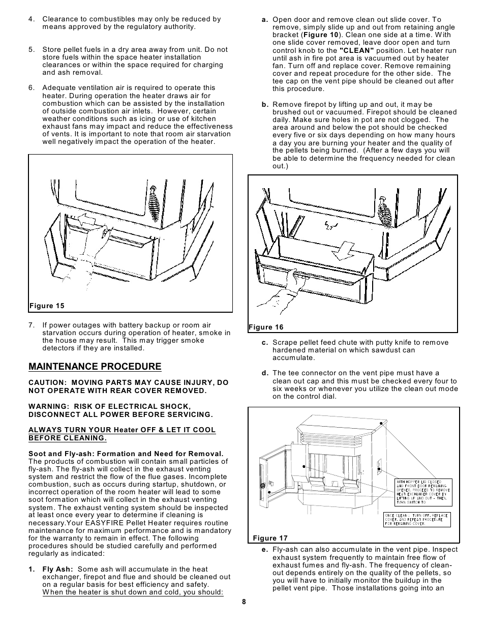 Maintenance procedure | Sierra Products EASYFIRE EF5001U User Manual | Page 8 / 11