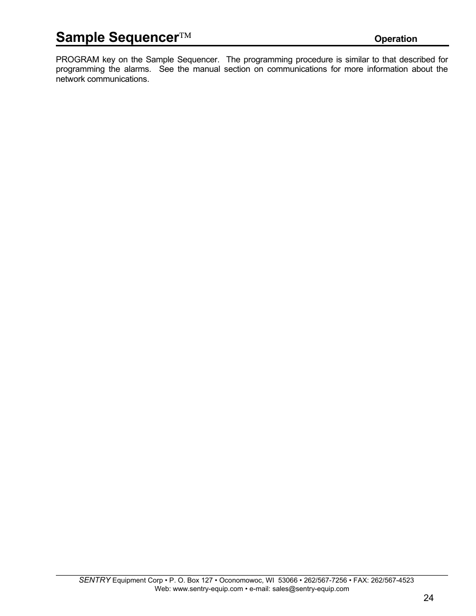 Sample sequencer | SentrySafe SPD 5.5.5 User Manual | Page 25 / 82