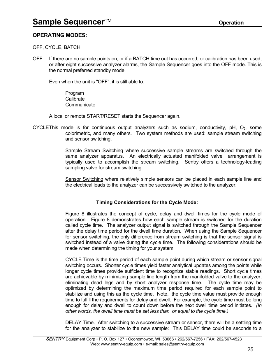 Sample sequencer | SentrySafe SPD 5.5.5 User Manual | Page 26 / 82