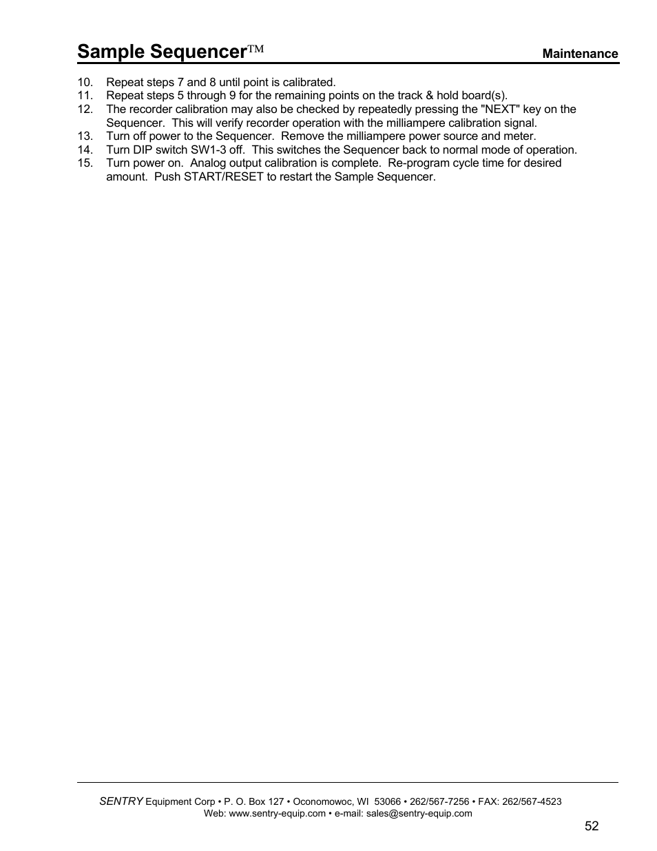 Sample sequencer | SentrySafe SPD 5.5.5 User Manual | Page 53 / 82