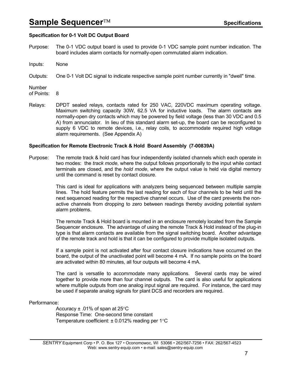 Sample sequencer | SentrySafe SPD 5.5.5 User Manual | Page 8 / 82