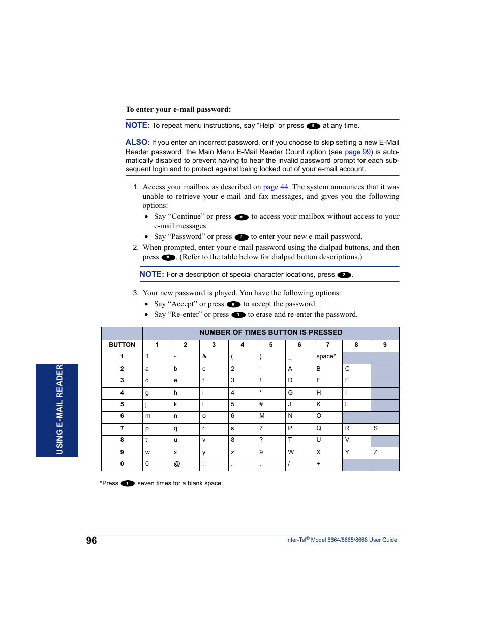 SpectraLink 8668 User Manual | Page 110 / 134