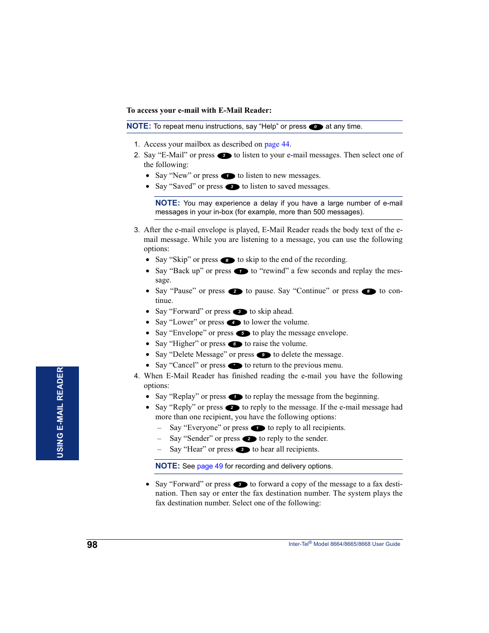 SpectraLink 8668 User Manual | Page 112 / 134