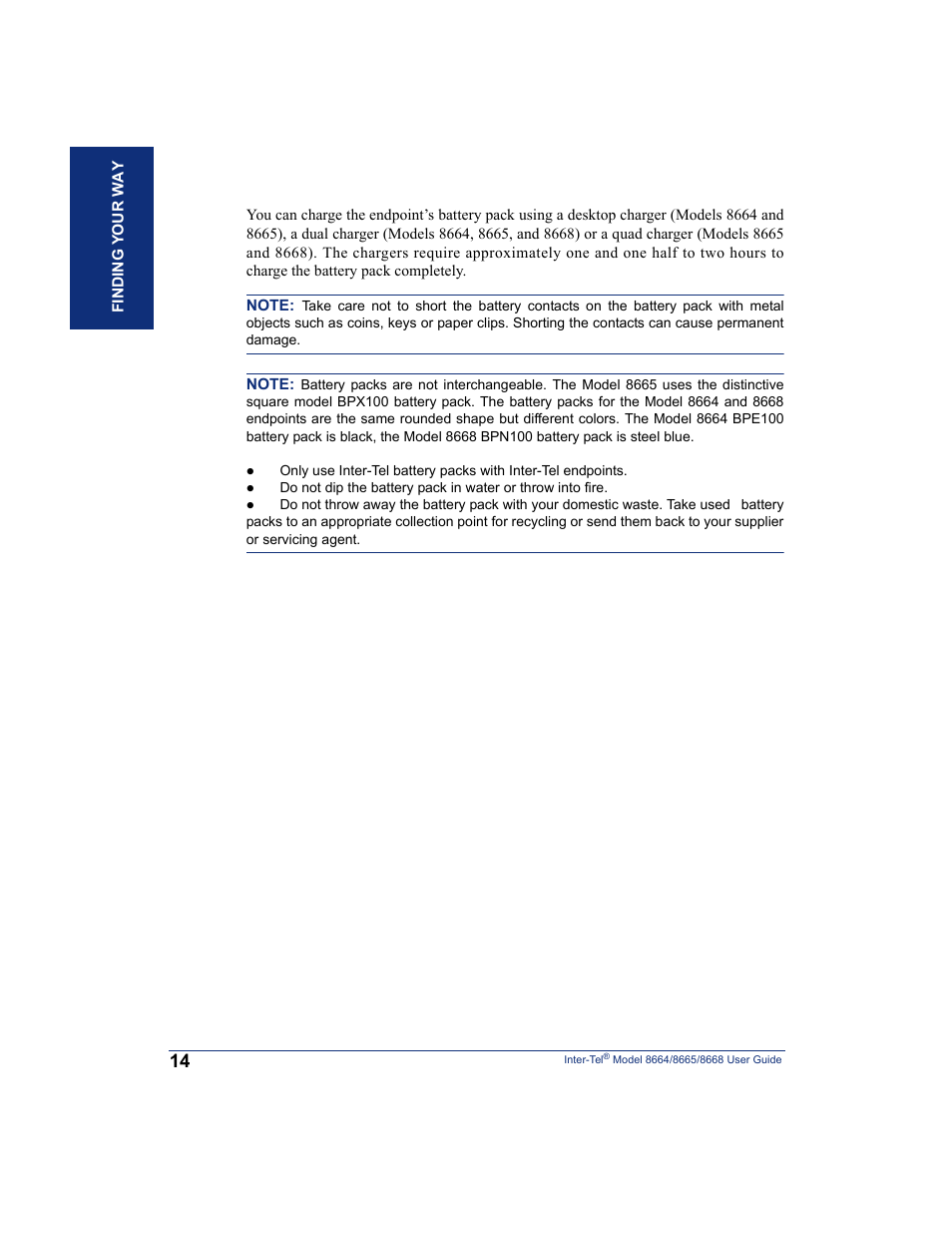 SpectraLink 8668 User Manual | Page 28 / 134