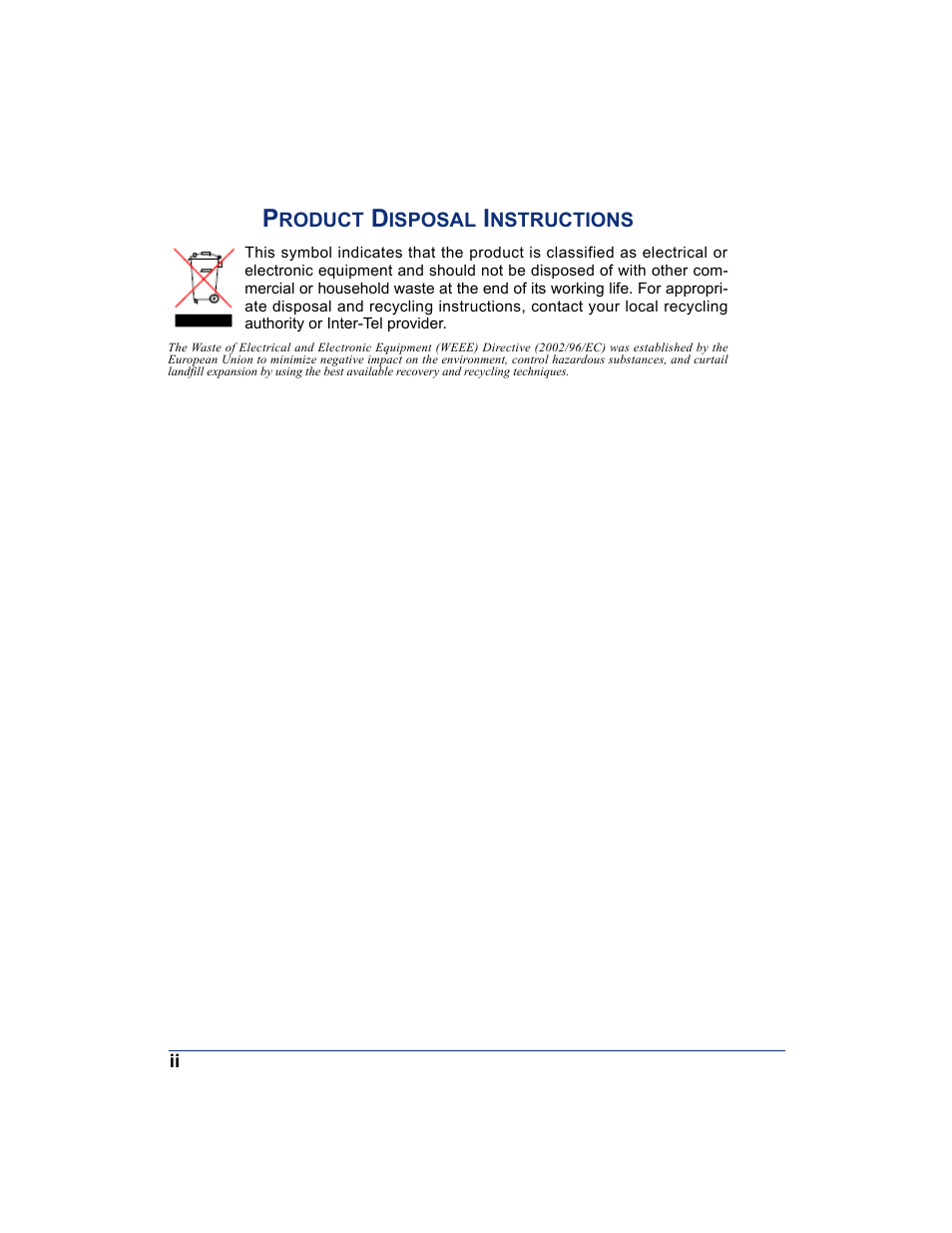 Product disposal instructions | SpectraLink 8668 User Manual | Page 4 / 134