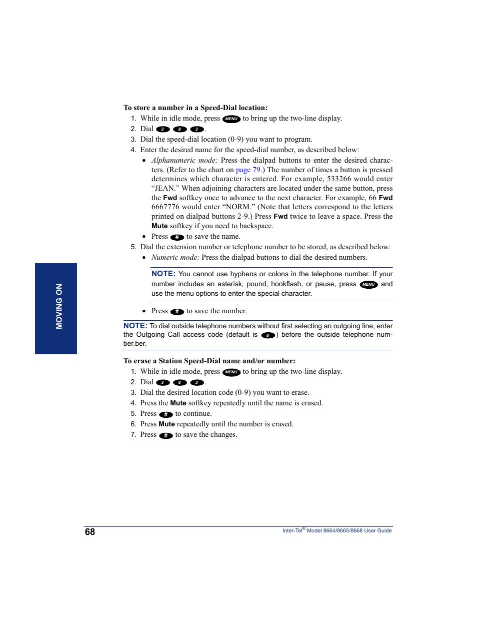 SpectraLink 8668 User Manual | Page 82 / 134