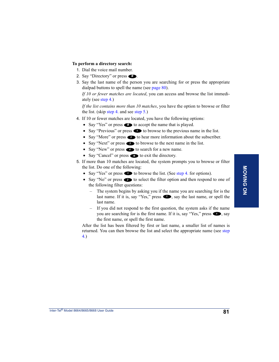 SpectraLink 8668 User Manual | Page 95 / 134