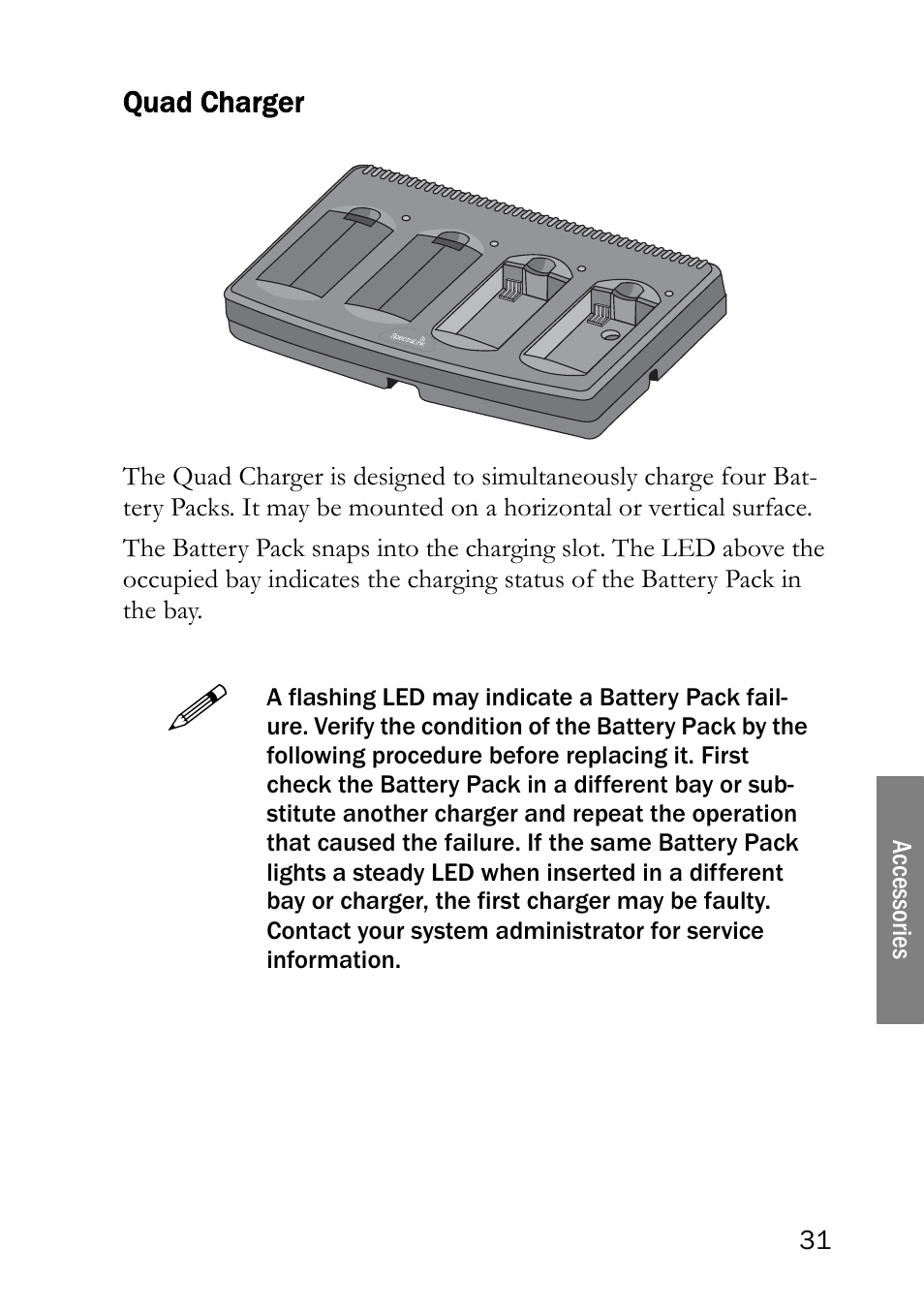 Quad charger | SpectraLink LINK 6020 User Manual | Page 31 / 48
