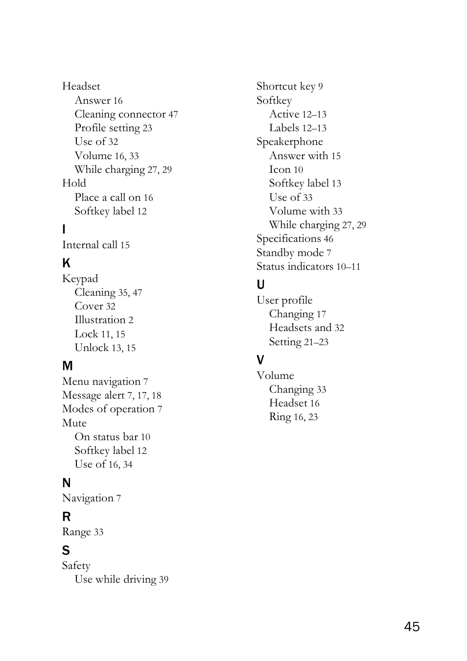 SpectraLink LINK 6020 User Manual | Page 45 / 48
