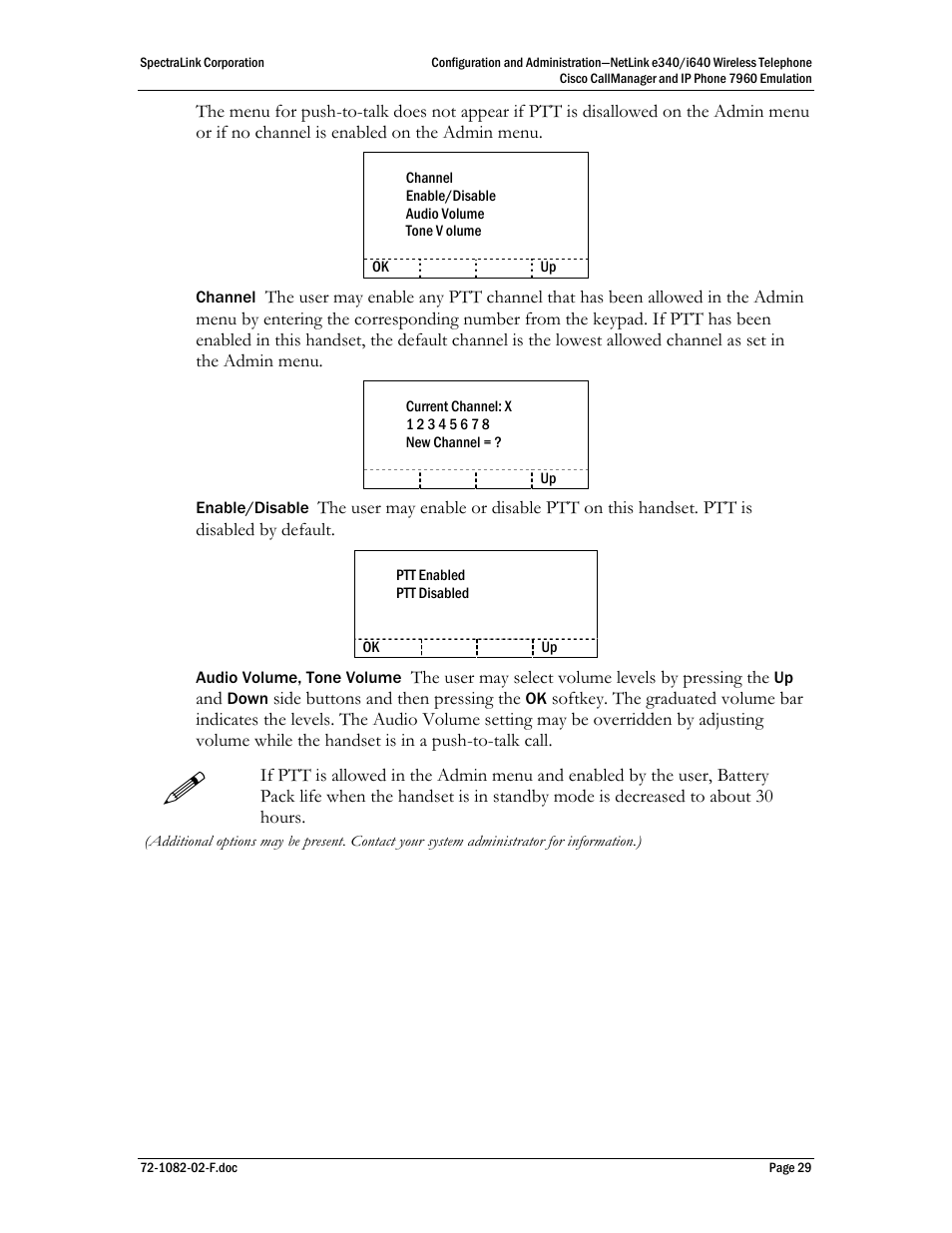 SpectraLink NetLink e340 User Manual | Page 29 / 58