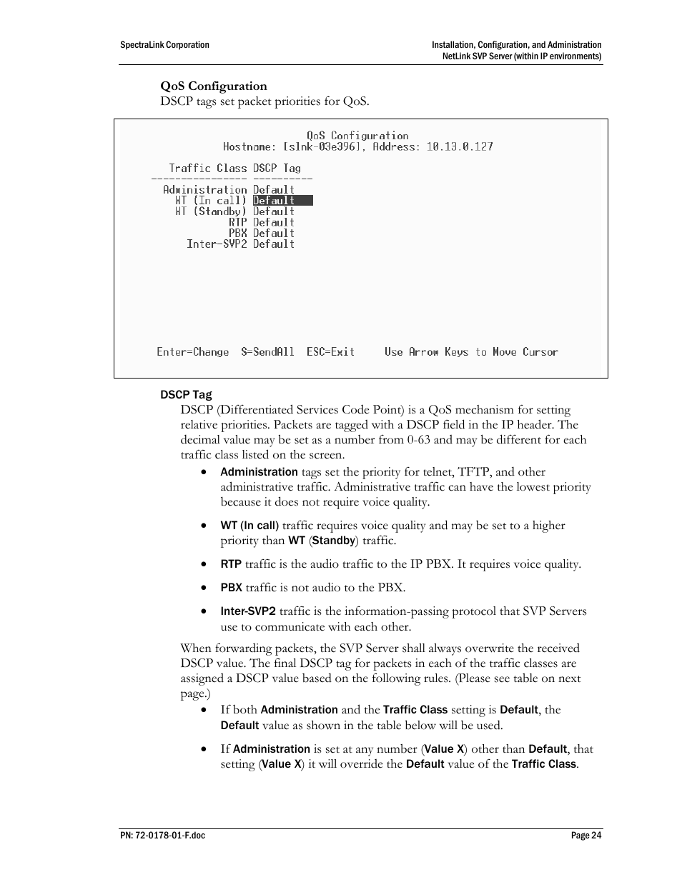 SpectraLink SVP100 User Manual | Page 24 / 35