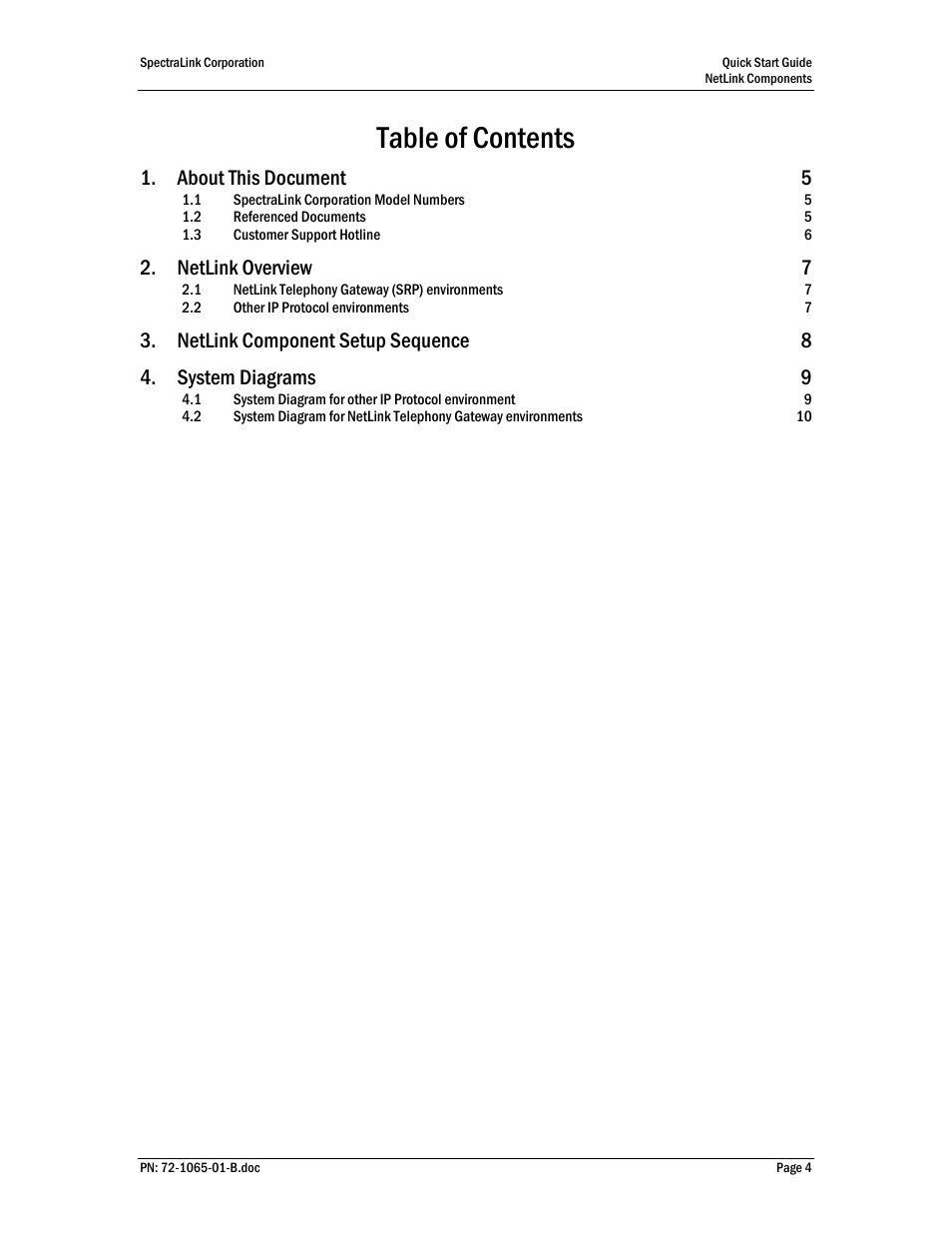SpectraLink 72-1065-01 User Manual | Page 4 / 10