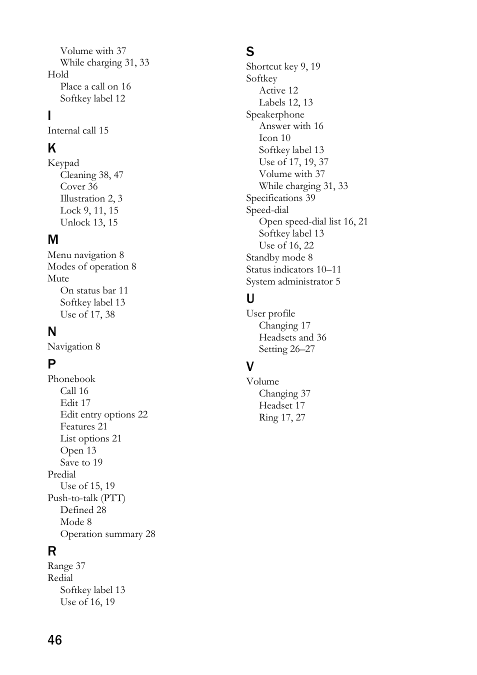 SpectraLink NetLink 8000 User Manual | Page 46 / 48