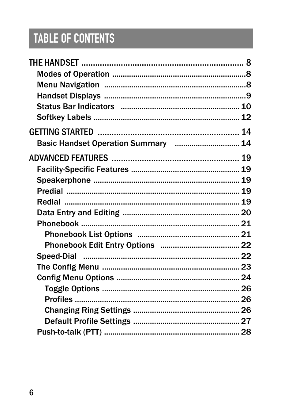SpectraLink NetLink 8000 User Manual | Page 6 / 48